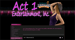 Desktop Screenshot of act1entertainment.net